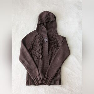 Vintage Apt. 9 Brown Pullover Cardigan